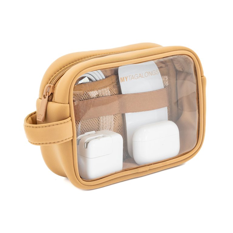 The Clear Cable Organizer - Caramel