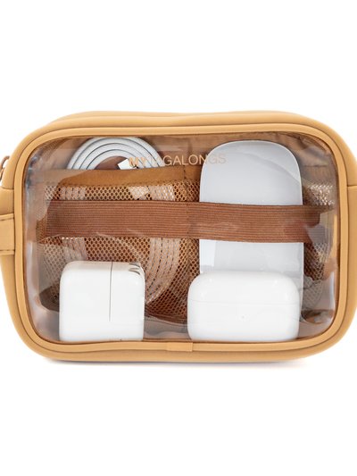 MYTAGALONGS The Clear Cable Organizer - Caramel product