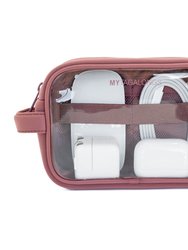 The Clear Cable Organizer - Desert Rose - Desert Rose