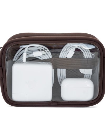 MYTAGALONGS The Clear Cable Organizer - Espresso product