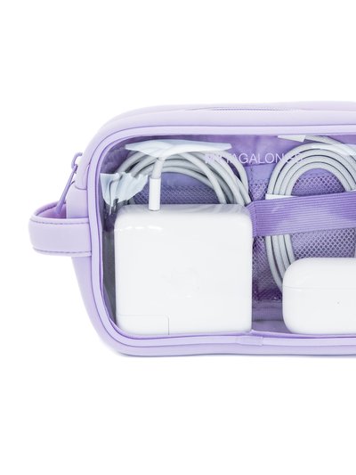 MYTAGALONGS The Clear Cable Organizer - Orchid product