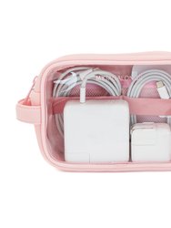The  Clear Cable Organizer - Soft Pink -  Soft Pink