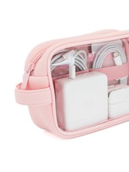 The  Clear Cable Organizer - Soft Pink