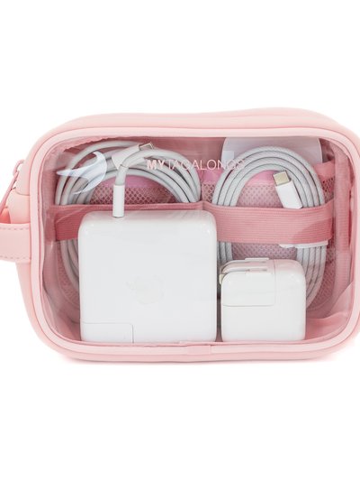MYTAGALONGS The  Clear Cable Organizer - Soft Pink product