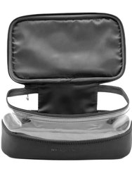 The Clear Train Case - Black