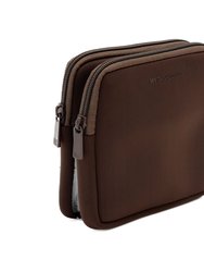 The Double Detachable Pouch - Espresso