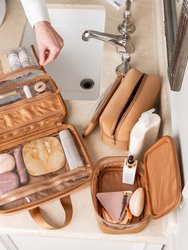 The Hanging Toiletry Case - Espresso