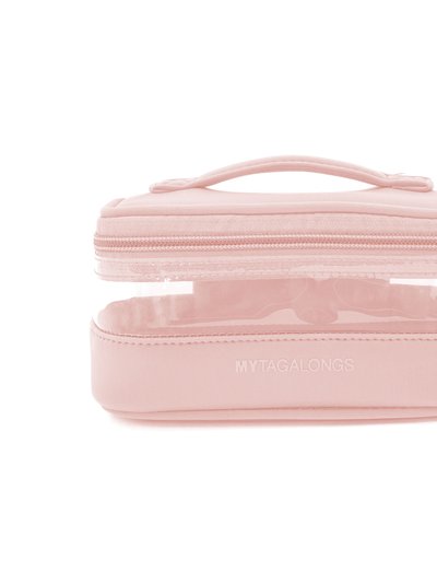 MYTAGALONGS The Mini Clear Train Case - Soft Pink product