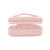 The Mini Clear Train Case - Soft Pink - Soft Pink