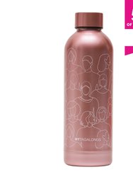 Water Bottle - Because I Am A Girl Pink