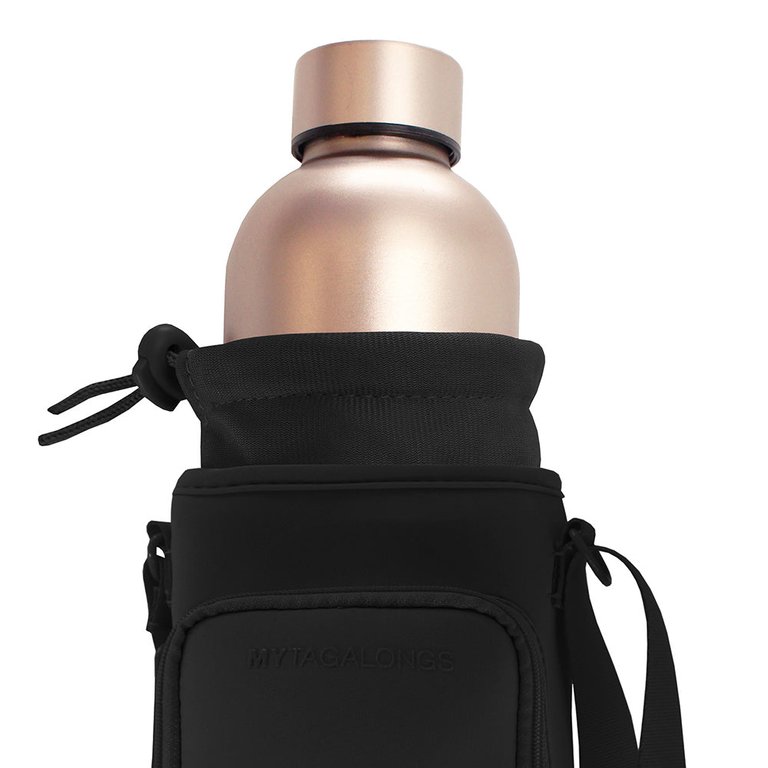 Water Bottle Holder And Crossbody - Everleigh Berry