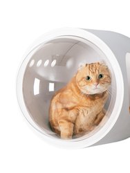 Spaceship Gamma : Wall Mounted Cat Bed Open On The Left-Black