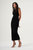 Sleeveless Gathered Dress - Black