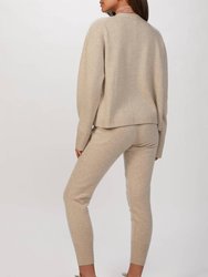 Knitwear Cardigan In Oatmeal