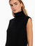 Sleeveless Cashmere Turtleneck Sweater