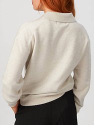 V Neck Polo Sweater