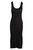 Women's Scoop Neck Dress In Black - Black