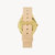 Lune 48 Watch - Gold - Sand Leather