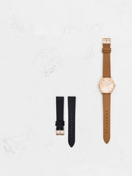 Lune 8 - Rose Gold and White - Rose Gold Mesh