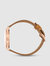 Lune - Rose Gold - Natural Leather