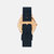 Lune - Rose Gold - Navy Leather