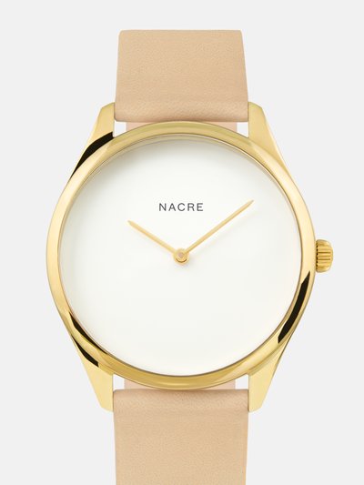 Nacre Lune Watch - Gold - Sand Leather product