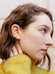 Mini Baroque Pearl Stud Earrings