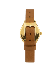 Mini Lune Watch - Gold - Saddle Leather