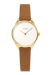 Mini Lune Watch - Gold - Saddle Leather - Saddle