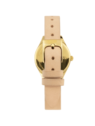 Mini Lune Watch - Gold - Sand Leather