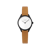 Mini Lune Watch - Matte Black - Natural Leather