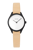 Mini Lune Watch - Matte Black - Sand Leather - Sand