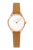 Mini Lune Watch - Rose Gold - Natural Leather - Natural Leather