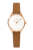 Mini Lune Watch - Rose Gold - Saddle Leather - Saddle
