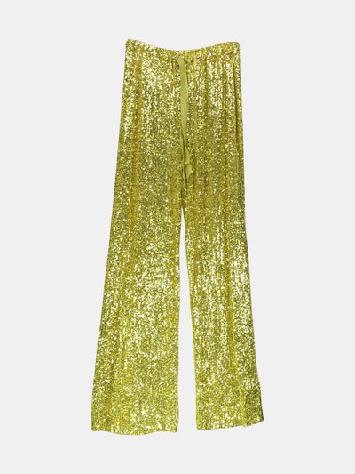 Naeem Khan Naeem Khan Women's Black Sequined Pants & Capri product