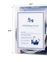 CO2 Pet Skincare Grooming Starter Kit With Shower Head And SPA Tablets (10 tablets)