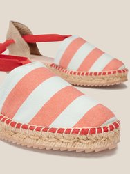 Berta Red Stripes Espadrille