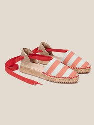 Berta Red Stripes Espadrille