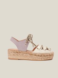 Cima Sandal - Ecru-Mauve - Ecru-Mauve