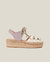 Cima Sandal - Ecru-Mauve - Ecru-Mauve