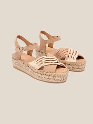 Dorte Sandal - Camel/Ecru - Camel/Ecru