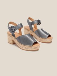 Fumarola Grey Metal Sandal