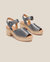 Fumarola Grey Metal Sandal