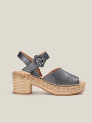 Fumarola Grey Metal Sandal