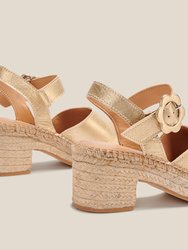 Fumarola Sandal - Light Gold