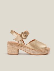 Fumarola Sandal - Light Gold - Light Gold