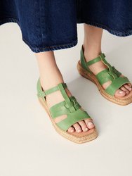 Olga Espadrille Green - Green