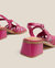 Raco Fuchsia Square Medium Sandal