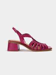 Raco Fuchsia Square Medium Sandal - Fuchisa