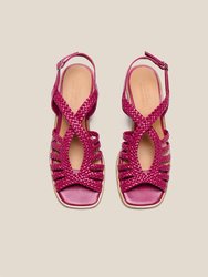 Raco Fuchsia Square Medium Sandal